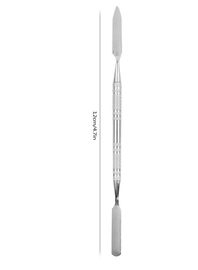 Milltrip Stainless Steel Wax Spatula - Double Ended Scar Wax Applicator for Special Effects Makeup, Professional FX Makeup Tool for Wax, Foundation, and Sculpting (Small) - Image 2